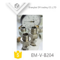 EM-V-B204 Vanne de radiateur thermostatique en laiton Manul Nickel